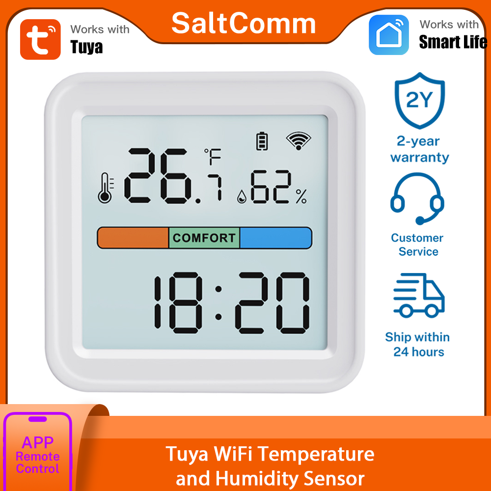 Home Assistant Tuya - Tuya Neuer WLAN-Temperatur- und Feuchtigkeitssensor Smart