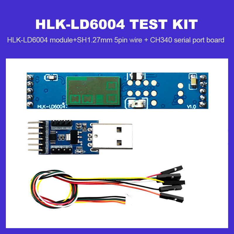 Tasmota - Hi-Link 60G Hochpräzises Millimeterwellenradar LD6004 Multi-Target