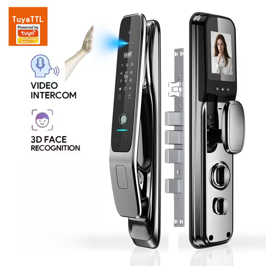Tuya Smart - Tuya Vollautomatisches Smart-Türschloss mit 3D-Gesichts- und
