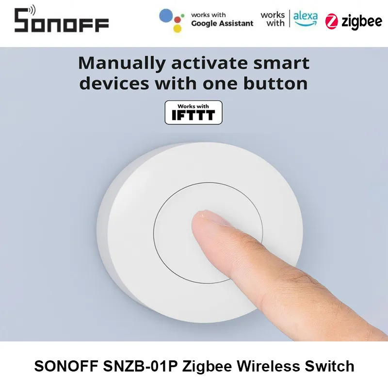 Sonoff - SONOFF Zigbee 3.0 SNZB-01P Drahtloser Schalter
