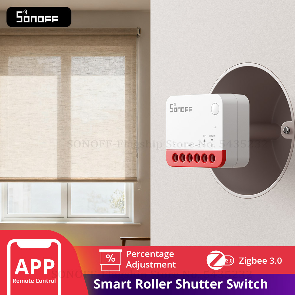 Sonoff - SONOFF MINI-ZBRBS Zigbee Smart Rolladen-Schalter Zigbee