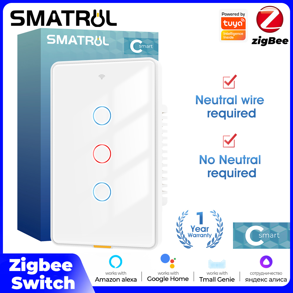 Smart Relay Tuya - Tuya Zigbee Smart Light Touch Schalter