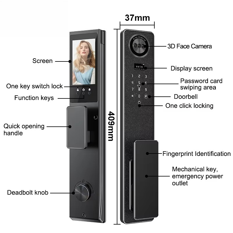 Tuya WiFi Smart Door Lock, bio – Tuya Smart Bewertung und Preis