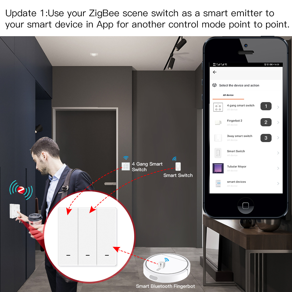 MOES Tuya ZigBee Szenenschalte – Smart Relay Tuya Bewertung und Preis