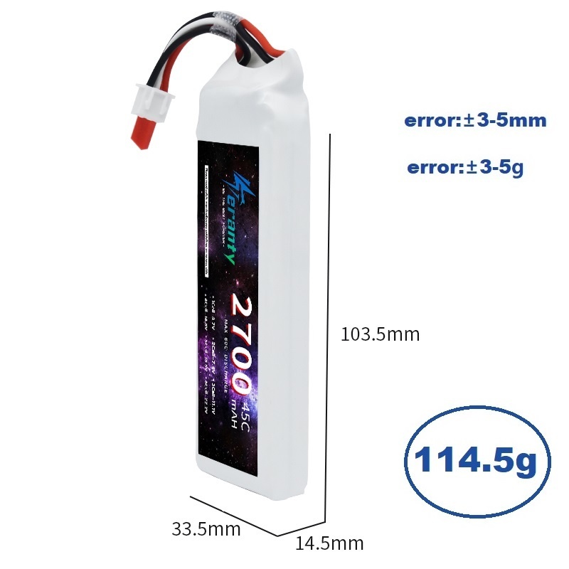 1/3PCS 2S 7,4 V Lipo Batterie  – Shelly Plug Bewertung und Preis