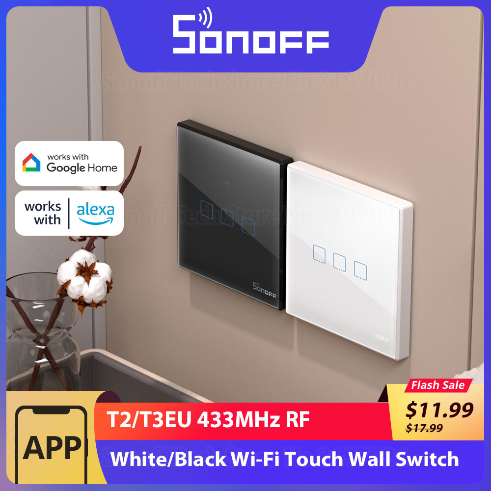 SONOFF T2/T3EU 433 MHz RF WiFi – Sonoff Basic Bewertung und Preis