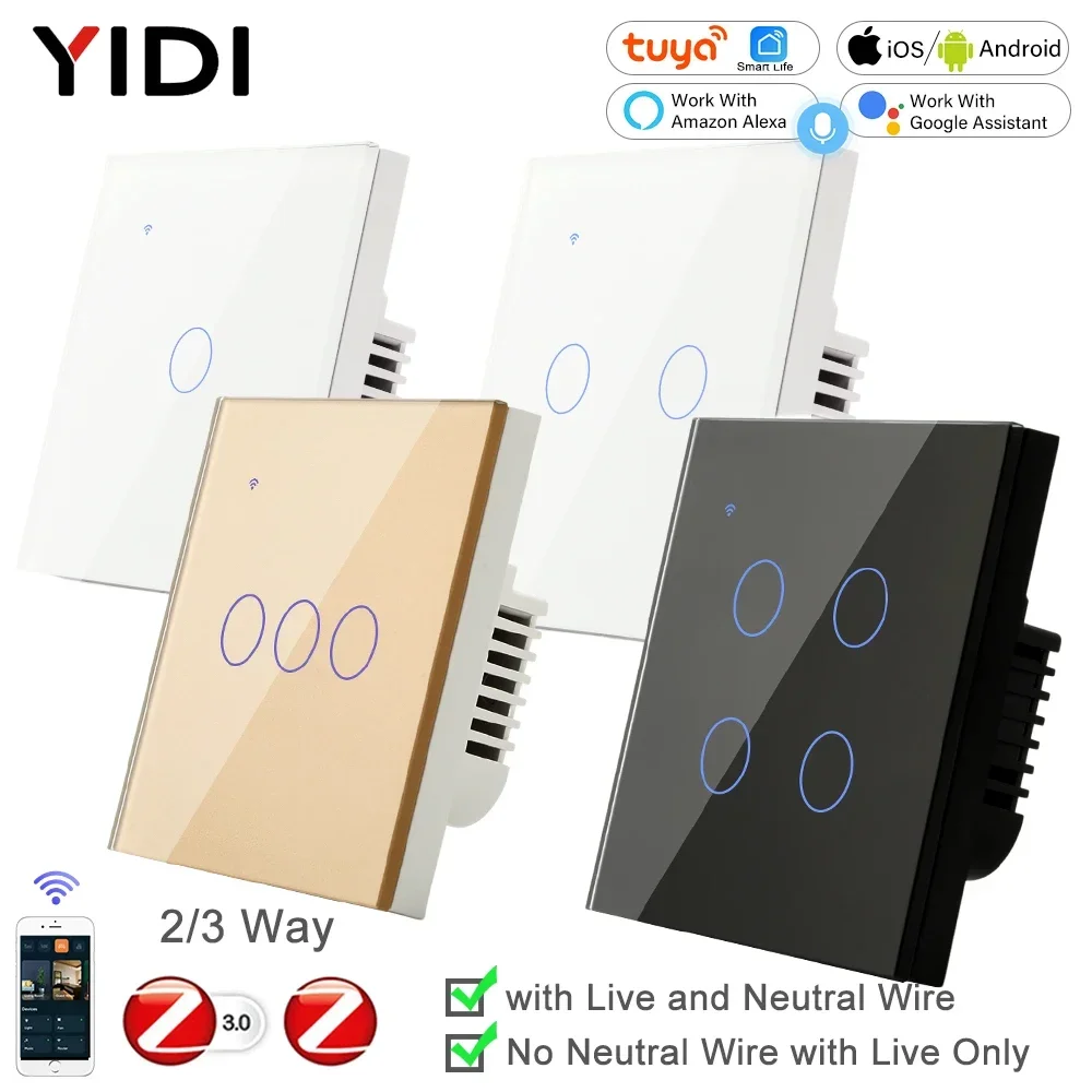 ZigBee 1 2 3 4 Gang ohne neutr – Tuya 4 Channel Bewertung und Preis