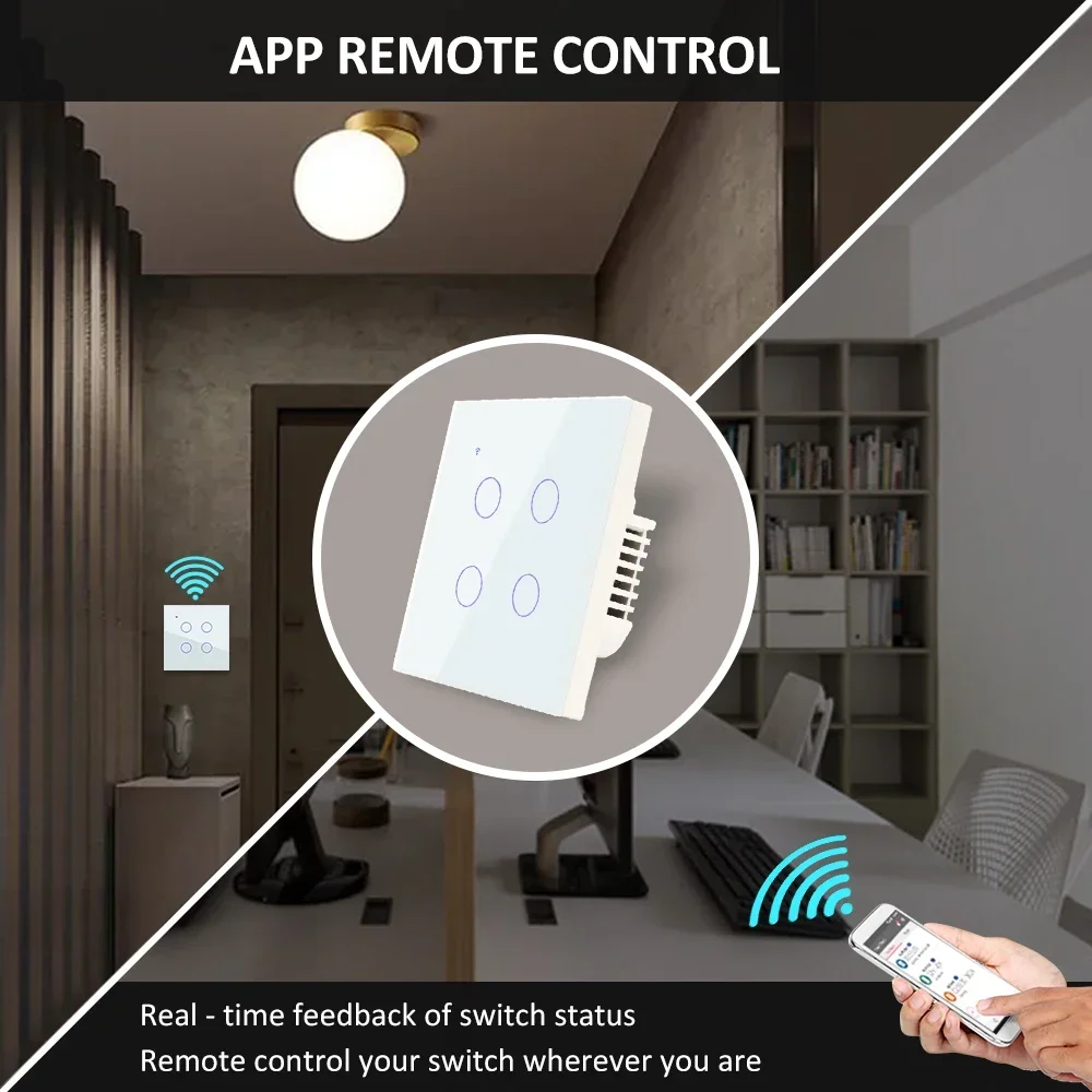 ZigBee 1 2 3 4 Gang ohne neutr – Tuya 4 Channel Bewertung und Preis