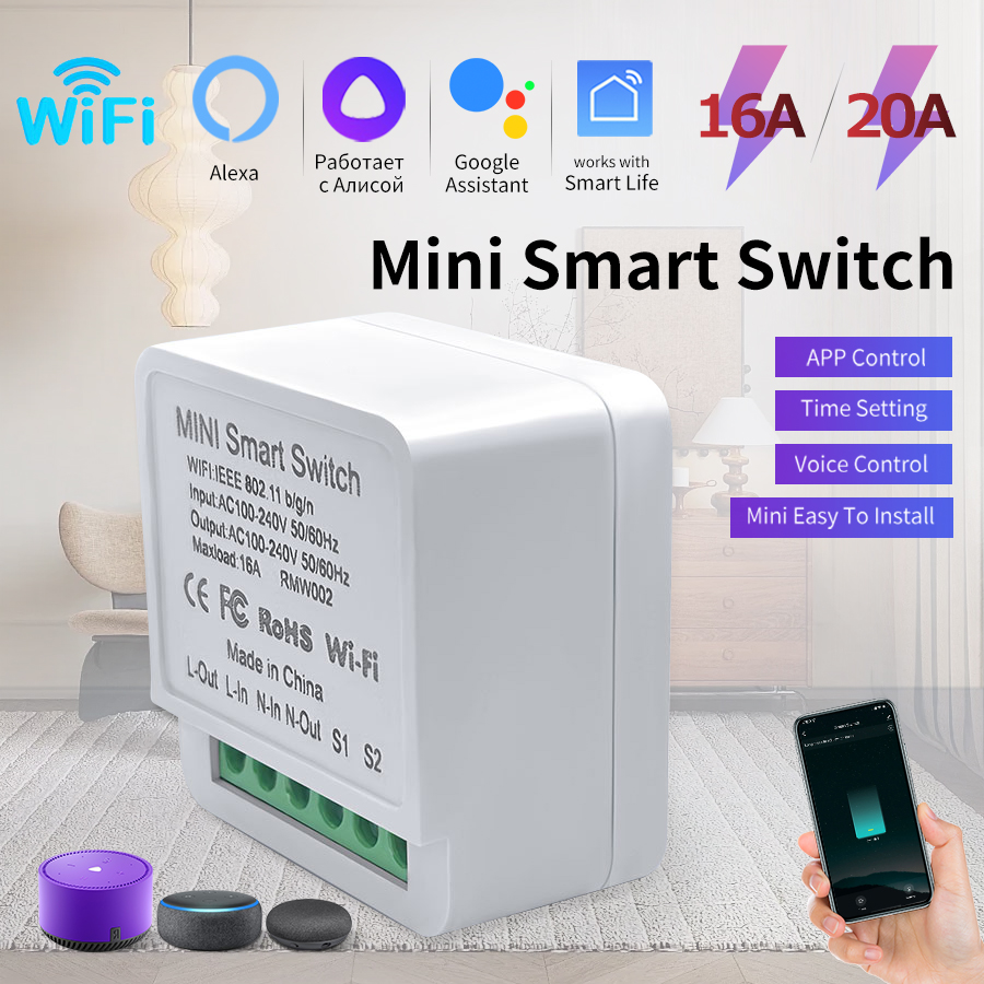 16A/20A WiFi Mini Smart Switch – Sonoff Mini R4 Bewertung und Preis