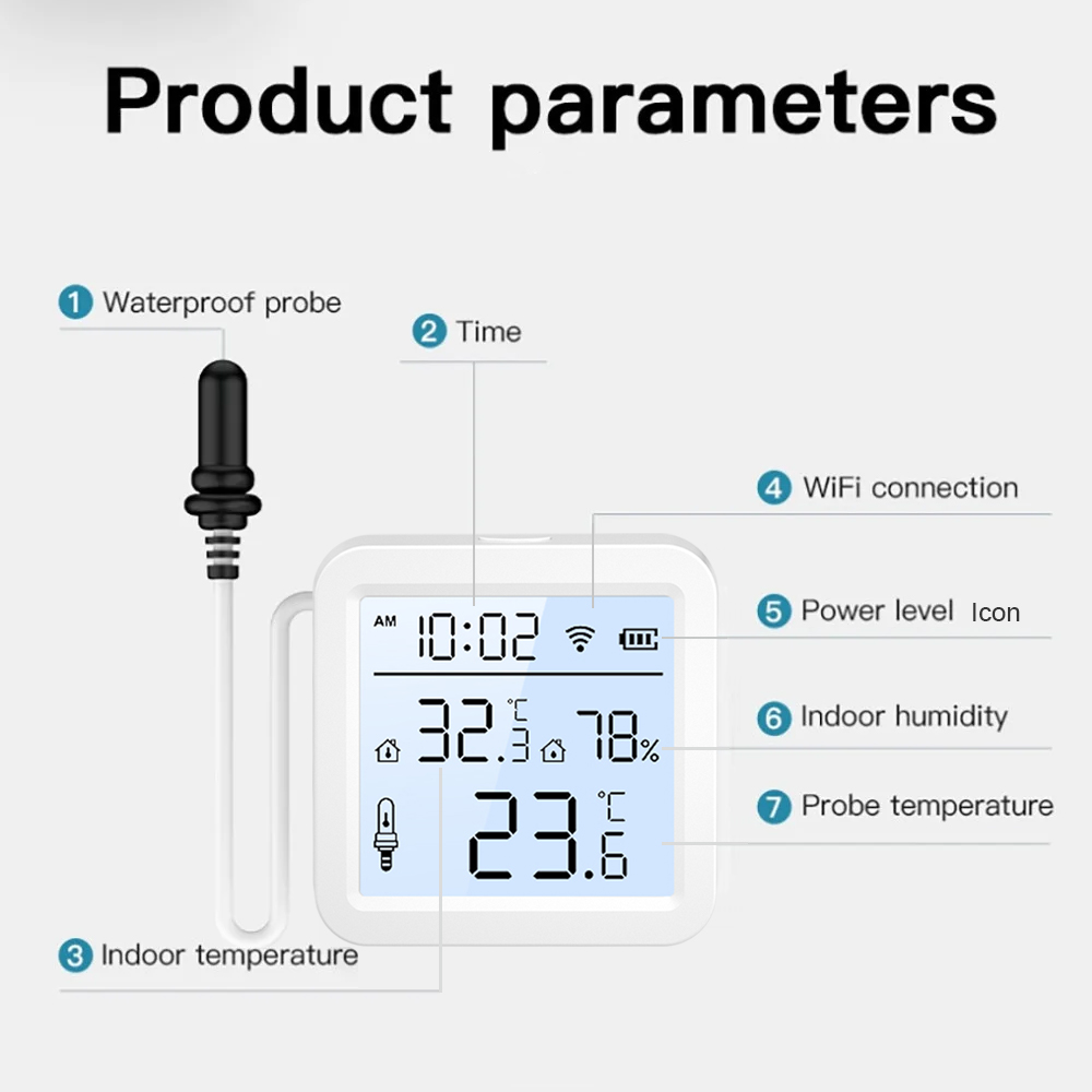 WLAN-Feuchtigkeits- und Temper – Tuya Smart Bewertung und Preis